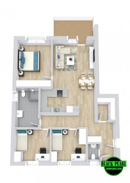 Oberschneiding Heute an morgen denken! Nur 8km vom zukünftigen BMW Standort! Sonnige 4 Zimmer Neubauwohnung steht zum Einzug bereit! Wohnung