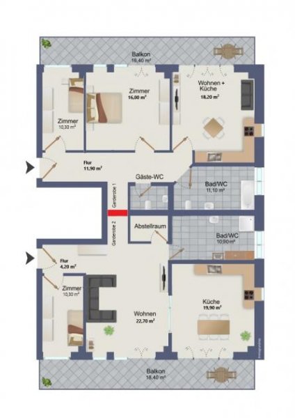 Suhl Sehr geschmackvolle, hochwertige Wohnung in Toplage! Wohnung kaufen