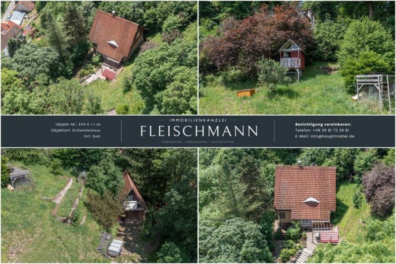 Suhl „Seltene Gelegenheit am Domberg – 1.700 m² Grundstück mit Wohnhaus und Entwicklungspotenzial“ Haus kaufen