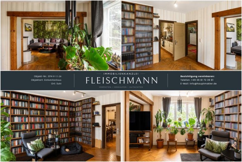 Suhl „Seltene Gelegenheit am Domberg – 1.700 m² Grundstück mit Wohnhaus und Entwicklungspotenzial“ Haus kaufen