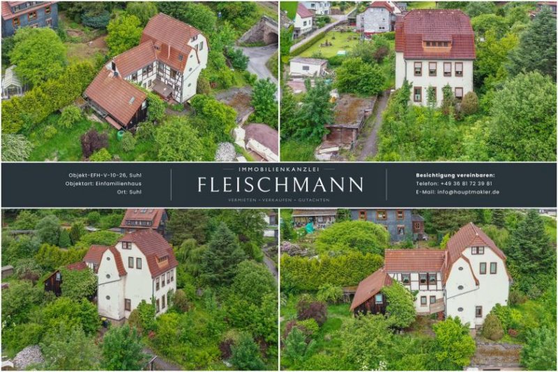 Suhl Wohnen, Vermieten oder Mehrgenerationenhaus – 196 m² Wohnfläche auf großzügigem Grundstück Haus kaufen