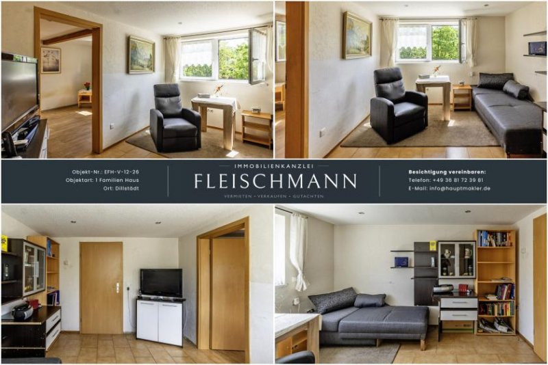 Dillstädt Charmantes Sanierungsobjekt mit Garage & Grundstück in ruhiger Lage – Eigenheim für nur 36.000 € Haus kaufen