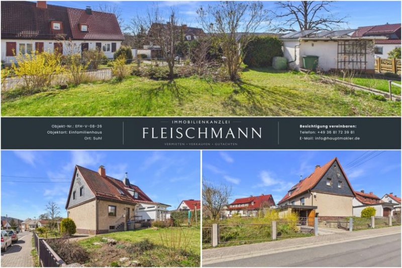 Zella-Mehlis Doppelhaushälfte mit Potenzial sucht Macher ???? Garage, Garten & gute Laune inklusive Haus kaufen