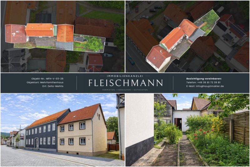 Zella-Mehlis Historisches 2-Familienhaus mit Scheune und großem Entwicklungspotenzial Haus kaufen