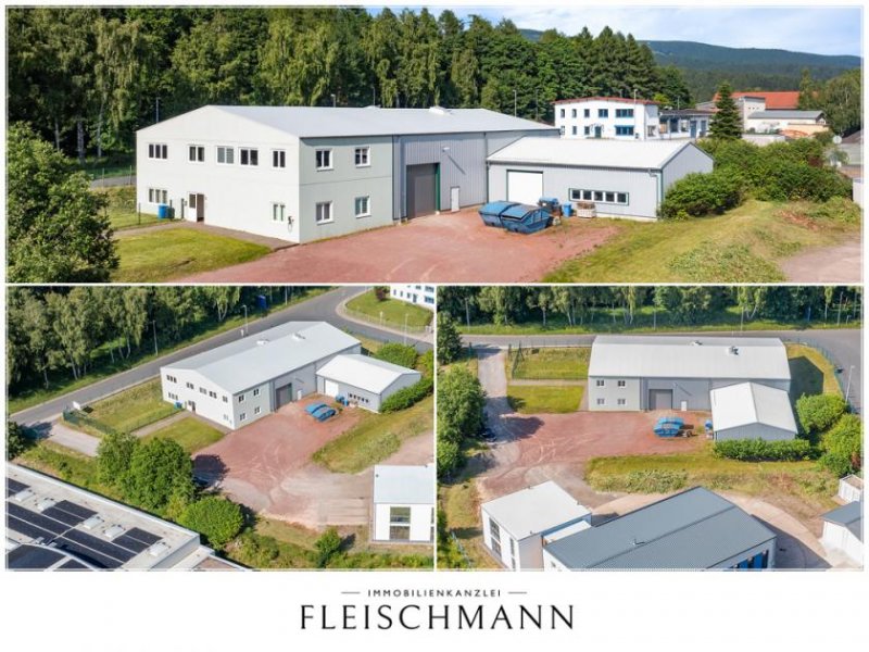 Zella-Mehlis Moderne Gewerbeimmobilie mit klimatisierter Halle und Einliegerwohnung Gewerbe kaufen