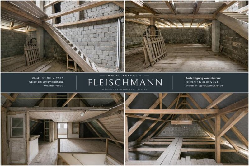 Bischofrod Eigenheim ab 66.000,00 Euro - mit ca. 50-80k Ausbau zum fertigen Zuhause! Haus kaufen