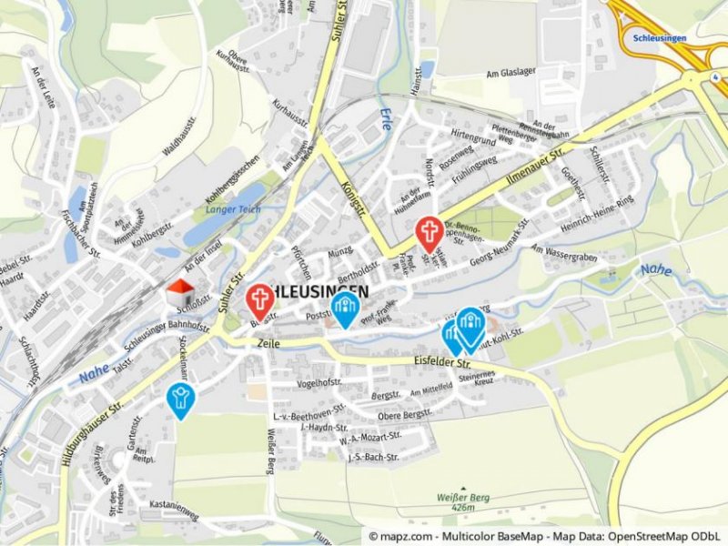 Schleusingerneundorf 7% Rendite ? aus sicheren Mieteinnahmen- besser als Staatsrente Gewerbe kaufen