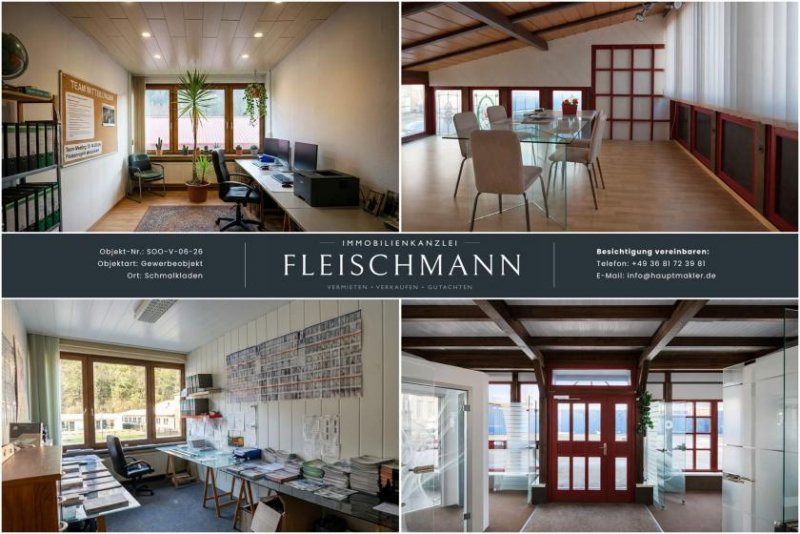 Schmalkalden Gewerbeimmobilie mit PV-Potenzial – Hallenflächen, Infrastruktur & Energierendite Gewerbe kaufen