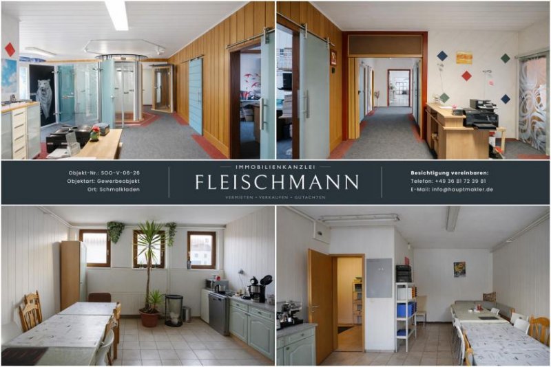 Schmalkalden Gewerbeimmobilie mit PV-Potenzial – Hallenflächen, Infrastruktur & Energierendite Gewerbe kaufen
