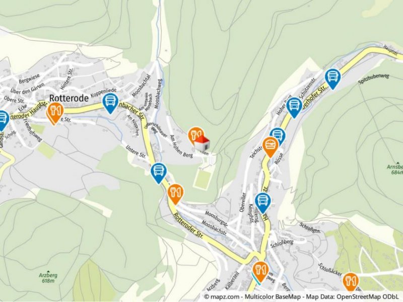 Rotterode Vielseitiges Hotel- & Gastronomieobjekt nahe Oberhof – sofort nutzbar Gewerbe kaufen