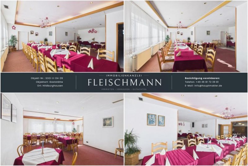 Hildburghausen Ein Ort mit Geschichte wartet auf Ihre Ideen: Das Restaurant „Erdbeere“ Gewerbe kaufen