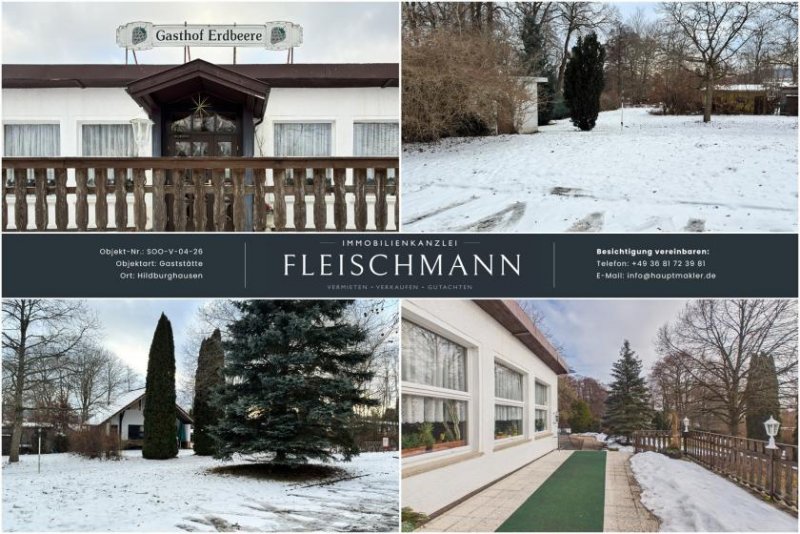 Hildburghausen Ein Ort mit Geschichte wartet auf Ihre Ideen: Das Restaurant „Erdbeere“ Gewerbe kaufen