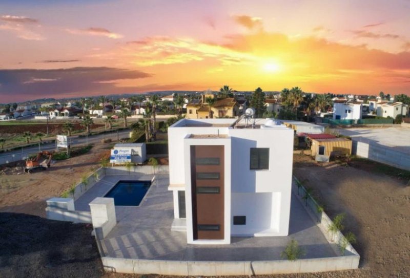 Ayia Thekla 3 Bedroom, NEW BUILD villa with 436m2 plot on an exclusive gated community of seven boutique villas in Ayia Thekla - develop
