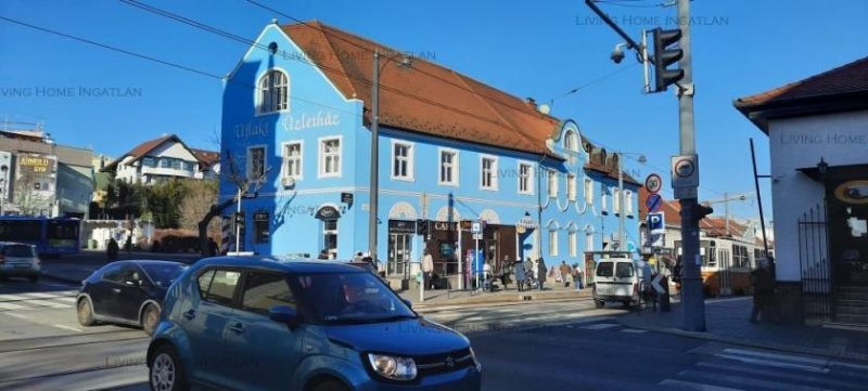 Budapest III. kerület Óbuda Újlak legforgalmasabb részén, üzletház emeletén, 18 m² üzlet/irodahelyiség hosszú távra kiadó.
Gewerbe