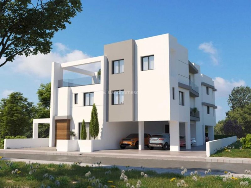 Deryneia 2 bedroom, 2 bathroom, NEW BUILD, second floor apartment with covered veranda in quiet yet convenient area of Deryneia - new