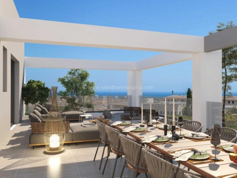 Deryneia 2 bedroom, 2 bathroom, NEW BUILD, second floor apartment with covered veranda in quiet yet convenient area of Deryneia - new