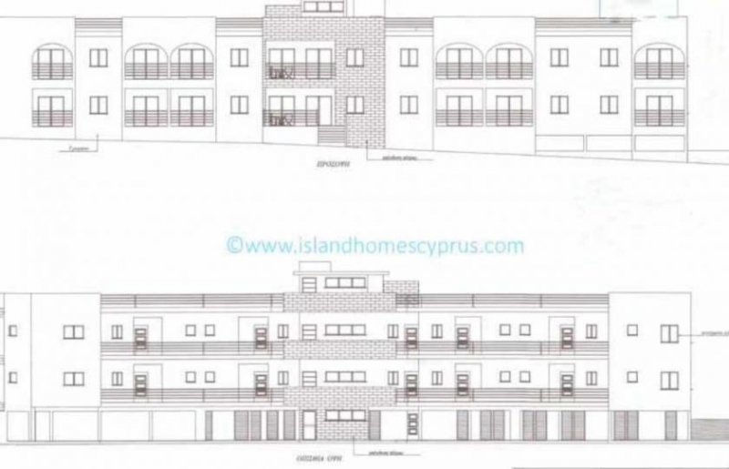 Kapparis 1161m2 plot of land with planning for 15 apartments, just 550m from the beach in Kapparis - LKAP144This 1161m2 plot of land has