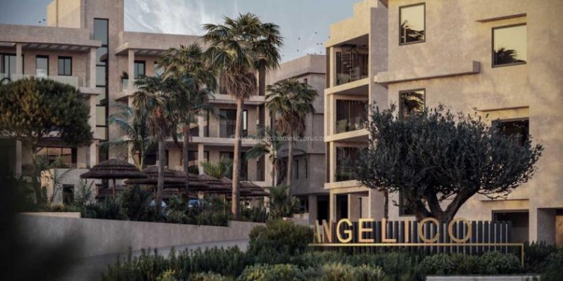 Kapparis 2 bedroom, 2 bathroom, top floor NEW BUILD apartment, with 42m2 ROOF TERRACE on complex with either communal POOL VIEW or SEA in