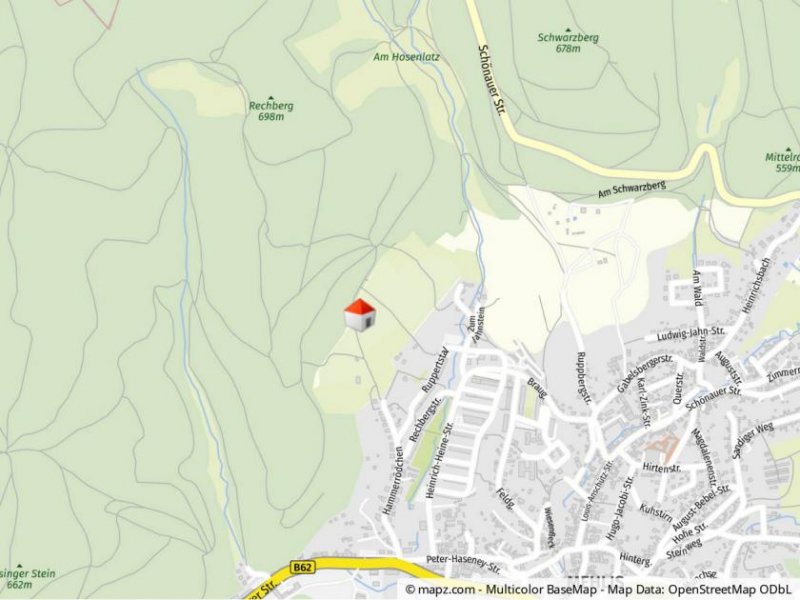 Zella-Mehlis Idyllisches Freizeitgrundstück mit Weitblick in Zella-Mehlis Grundstück kaufen