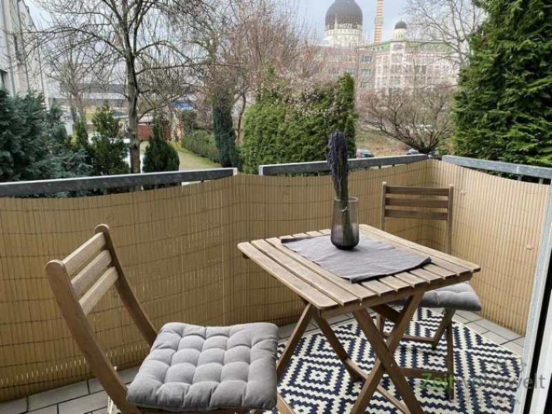 Dresden (EF0988_M) Dresden: Friedrichstadt, nagelneu möbliertes, ruhiges Apartment mit Balkon und PKW-Stellplatz, WLAN inkl. Wohnung