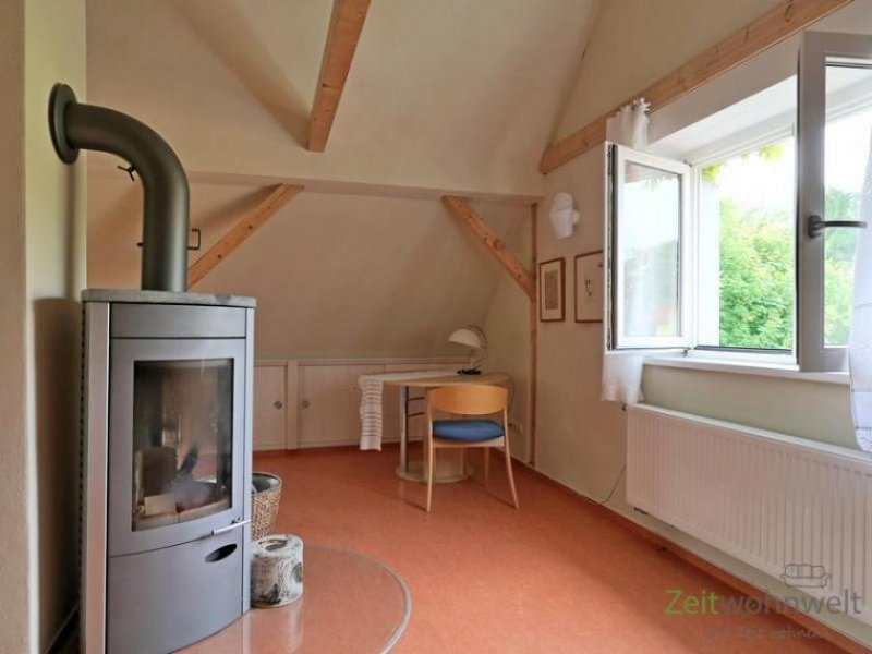 Dresden (EF0920_M) Dresden: Briesnitz, möbliertes Dachgeschoss-Apartment über 2 Etagen, Linoleumböden, echter Kamin, WLAN Wohnung