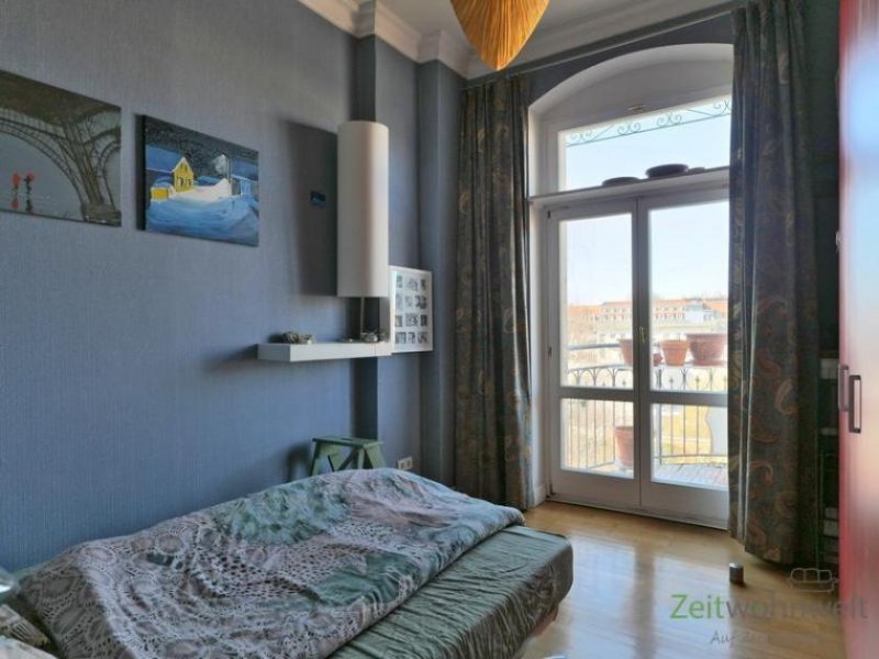 Dresden (EF1256_M) Dresden: Johannstadt-Nord, stilvoll möblierte Wohnung mit Parkett, Stuckdecken, Aufzug und, Balkon Wohnung mieten