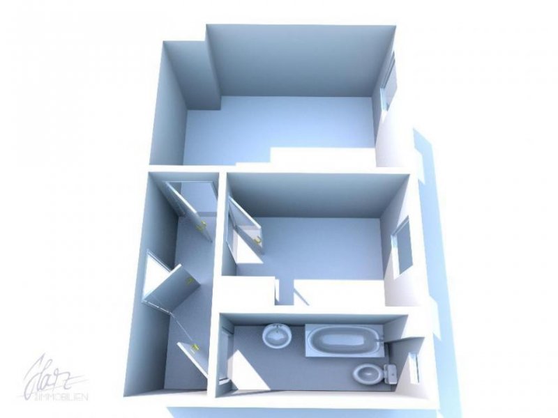 Zeithain ***26m² KÖNNEN VÖLLIG AUSREICHEN*** 1-Raum-Wohnung mit Tageslichtbad und Wanne ab 05/2025 zu vermieten Wohnung mieten