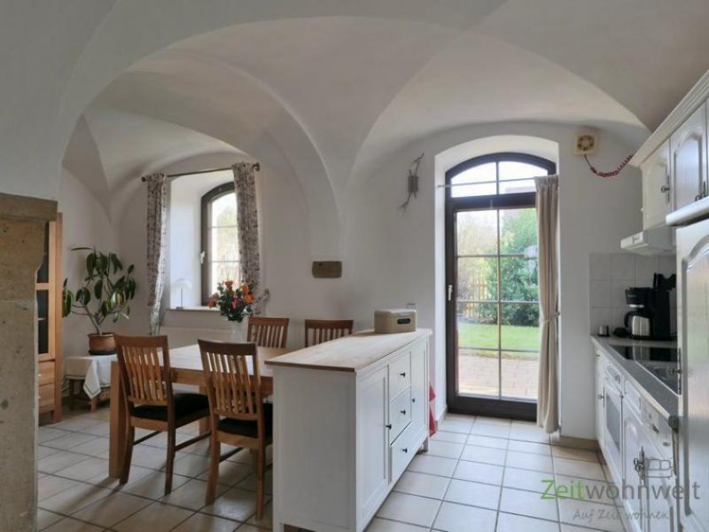 Pirna (EF1232_M) Dresden: Pirna, interessante möblierte Wohnung mit Gewölbedecken, Fußbodenheizung und Terrasse, WLAN Wohnung