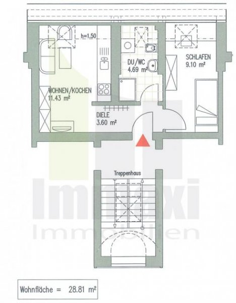 Leipzig AB JUNI + EUTRITZSCH + 1 ZIMMER MIETWOHNUNG + DACHGESCHOSS Wohnung mieten