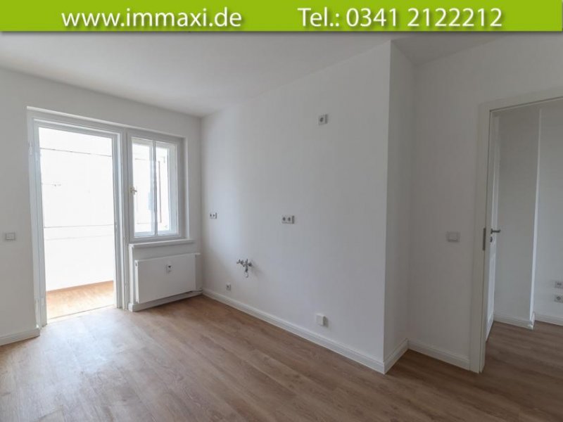 Leipzig ERSTBEZUG NACH SANIERUNG + EUTRITZSCH + 3 RAUM MIT LOGGIA + AB SOFORT Wohnung mieten