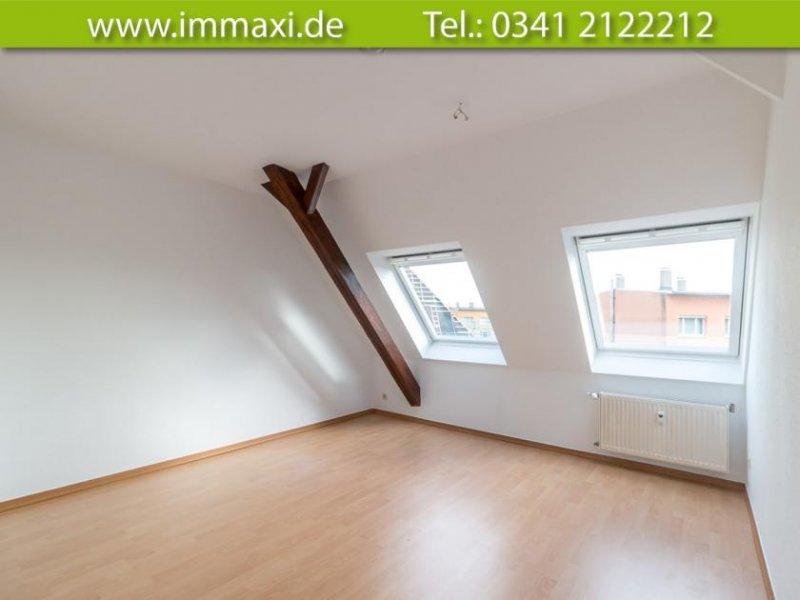 Leipzig EUTRITZSCH + 2 RAUM DACHGESCHOSS WOHNUNG + FREI AB 01.08.2026 Wohnung mieten