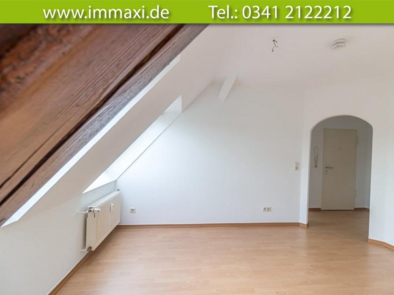 Leipzig EUTRITZSCH + 2 RAUM DACHGESCHOSS WOHNUNG + FREI AB 01.08.2026 Wohnung mieten