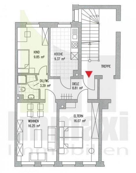 Leipzig LEIPZIG-MÖCKERN + 3 RAUM WOHNUNG MIT EINBAUKÜCHE + 3.OG + AB SOFORT FREI Wohnung mieten