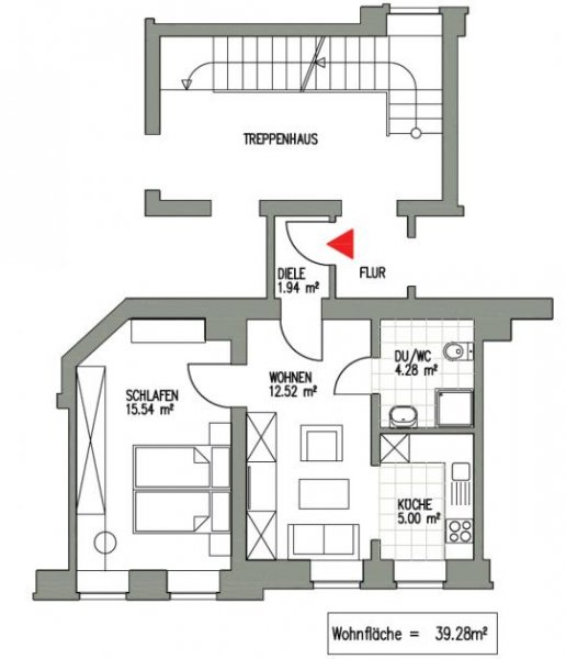 Leipzig MÖCKERN + 2 ZIMMER + RUHIG GELEGEN + AB SOFORT FREI Wohnung mieten