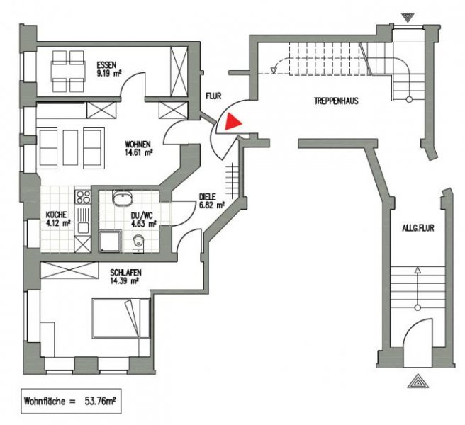 Leipzig MÖCKERN + 3 RAUM IM EG + RUHIG GELEGEN + AB MÄRZ FREI Wohnung mieten