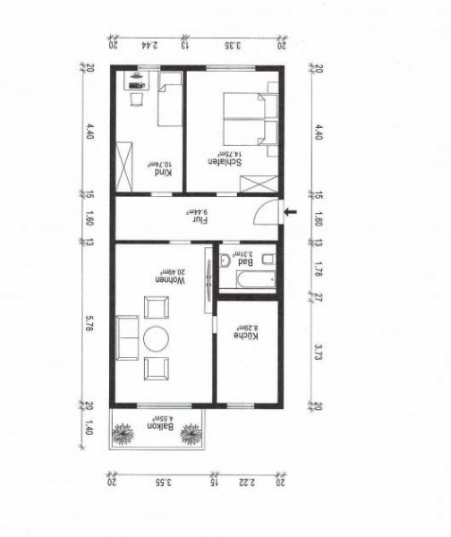 Leipzig 3 Zimmer Wohnung mit Balkon in der Nähe vom Kulkwitzer See Wohnung mieten
