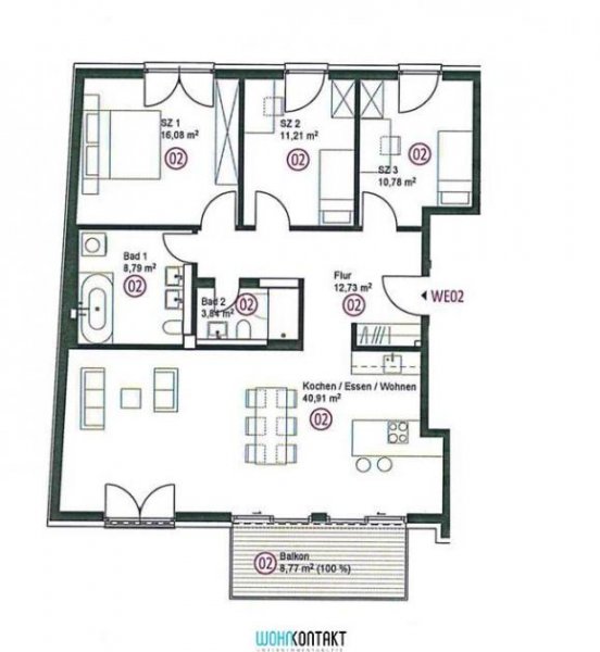 Leipzig Exklusiver Neubau in Leipzig-Stötteritz – modernes Wohnen mit EBK in Bestlage ab Oktober 2026 Wohnung mieten