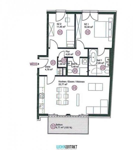 Leipzig Exklusiver Neubau in Leipzig-Stötteritz – modernes Wohnen mit EBK in Bestlage ab Oktober 2026 Wohnung mieten