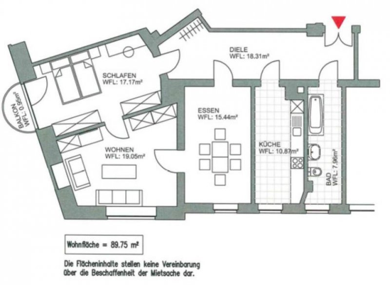 Leipzig NEUSTADT + 3 RAUM MIETWOHNUNG + ZENTRUMSNAH + AB MAI 2026 Wohnung mieten