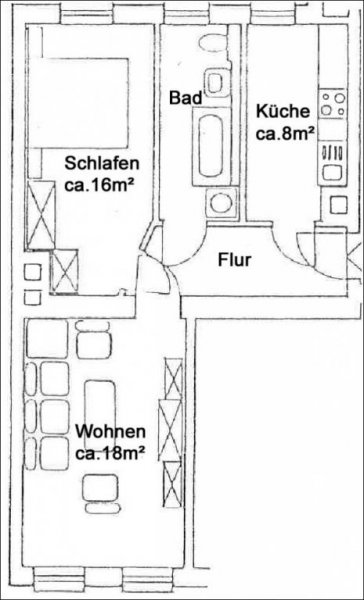 Leipzig +++Helle Dachgeschosswohnung in Anger-Crottendorf nähe Liselotte-Herrmann-Park+++ Wohnung mieten