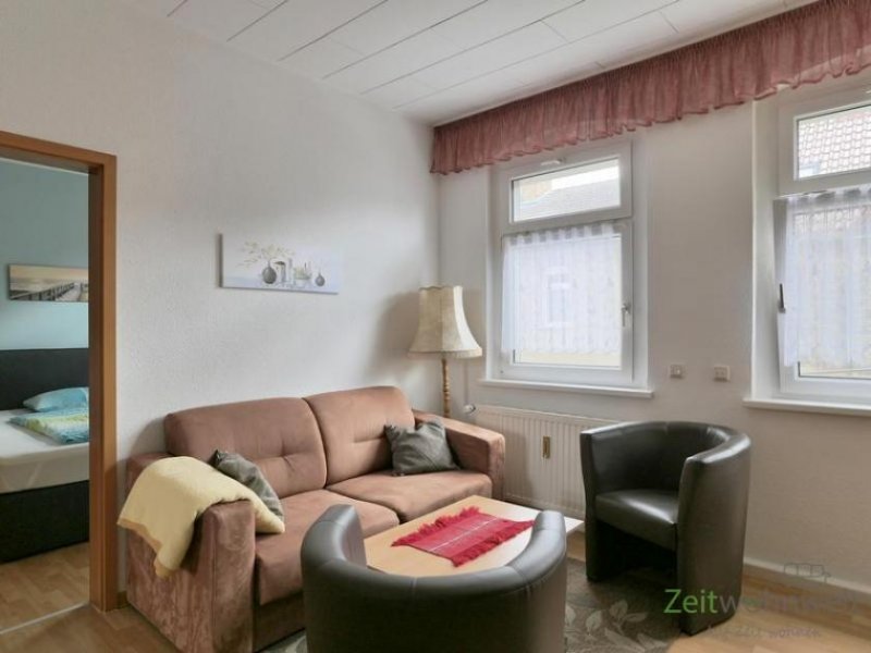 Halle (Saale) (EF1342_M) Halle: Kanena-Bruckdorf, preiswerte möblierte Wohnung mit Terrasse, ruhige Seitenstraße, WLAN inkl. Wohnung mieten