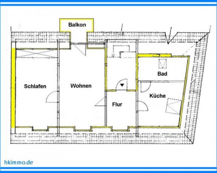 Köthen (Anhalt) Saniertes Denkmal: 2-Raum-Wohnung mit Balkon, EBK & E-Ladestation Wohnung mieten