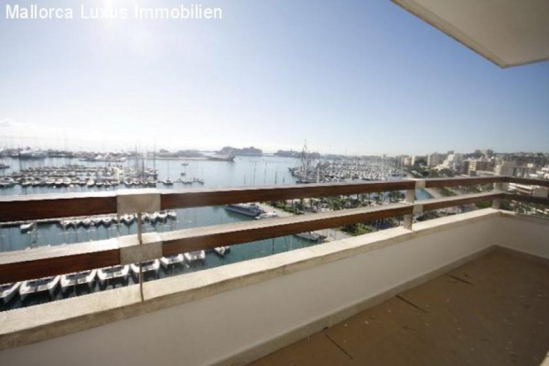 Paseo Maritimo großzügiges Luxus Apartment in erster Linie am Paseo Maritimo in Palma mit einem Traumblick auf den Hafen zu vermieten .