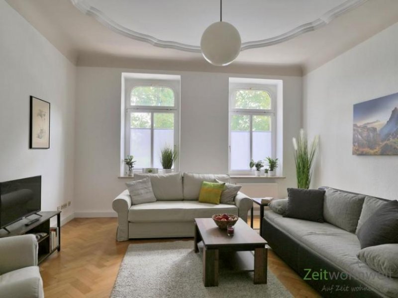 Gera (EF1322_M) Gera: Untermhaus, möblierte Wohnung in einem Gründerzeithaus am Park am Biermannplatz, PKW-Stellplatz Wohnung