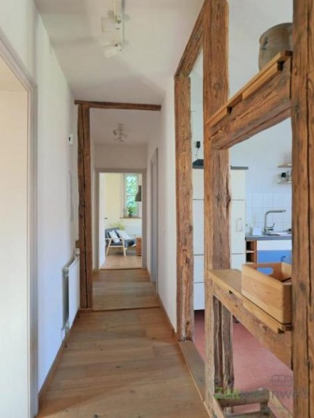 Scheiditz (EF1096_M) Jena: Scheiditz, geschmackvoll möblierte 2-Zimmer-Wohnung mit Balkon in historischem Bauernhaus Wohnung mieten