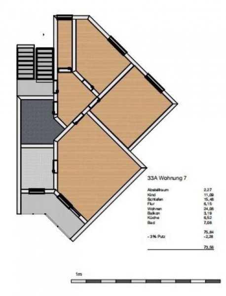 Zwickau 3-Raum-Wohnung Nähe Muldenaue. 1.OG, Balkon, TG-Stellplatz Wohnung mieten