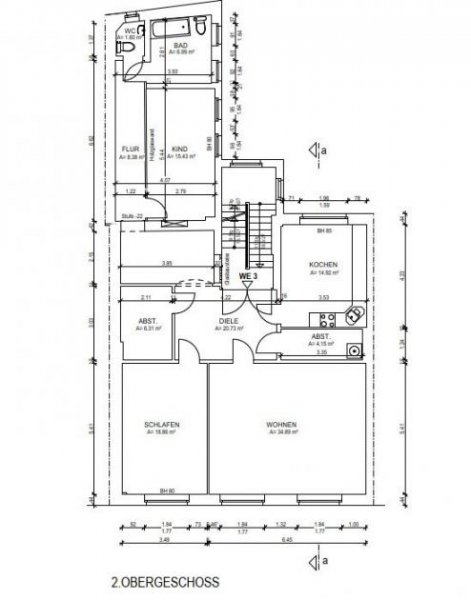 Zwickau 3-Raumwohnung mit Dachterrasse in 1A-Lage! Direkt neben den Zwickau Arcaden! Wohnung mieten