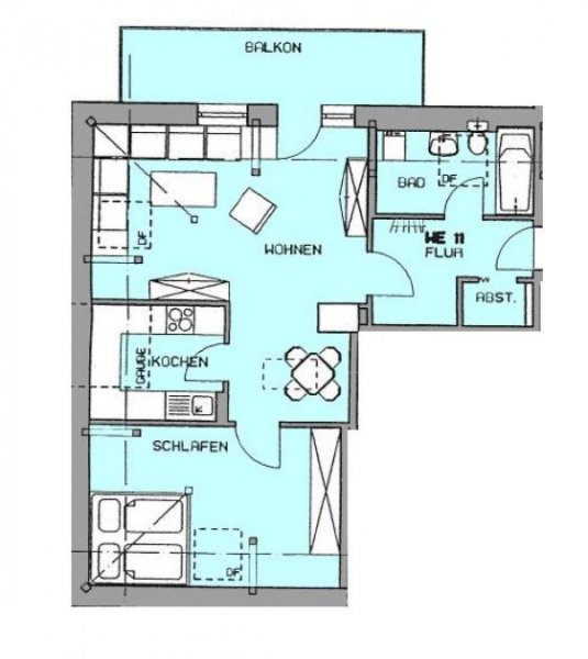 Zwickau Ab 1.11.! Charmante 2-Raumwohnung mit Balkon & Stpl. in Zwickauer Innenstadtlage! Wohnung mieten