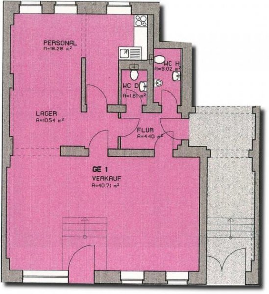 Zwickau Büro- und Ladenflächen am Neumarkt Richtung Innenstadt Gewerbe mieten