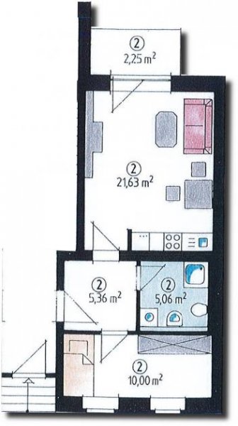 Zwickau Helle 2-Raum-Wohnung mit Balkon! Unmittelbare Nähe zum Hauptbahnhof! Wohnung mieten